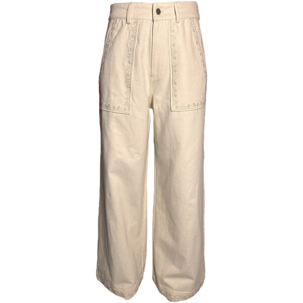 Boho Ecru Jeans