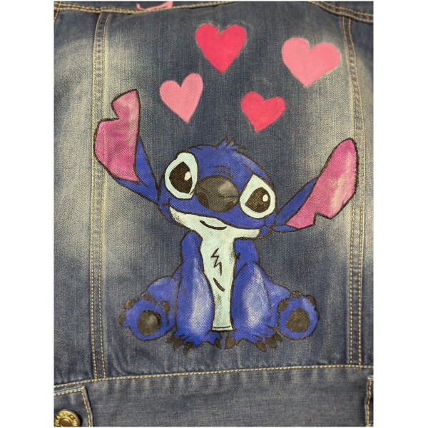 ΠΑΙΔΙΚΟ CUSTOM JEAN ΓΙΛΕΚΟ STITCH
