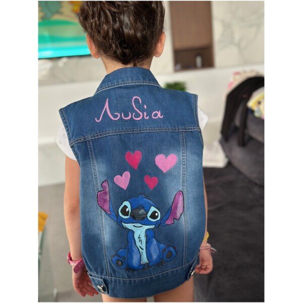 ΠΑΙΔΙΚΟ CUSTOM JEAN ΓΙΛΕΚΟ STITCH