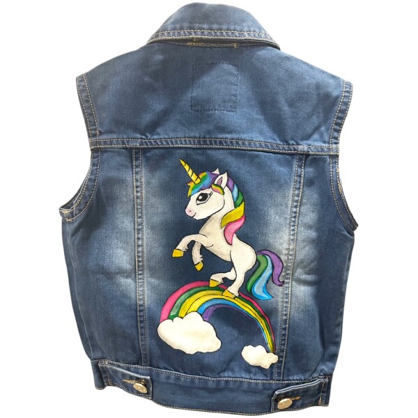 ΠΑΙΔΙΚΟ CUSTOM JEAN ΓΙΛΕΚΟ UNICORN